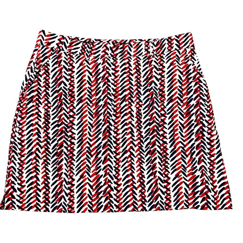 Kjus Womens Golf Tennis Skirt Skort Printed Pattern Size 40 / Large Wicking
